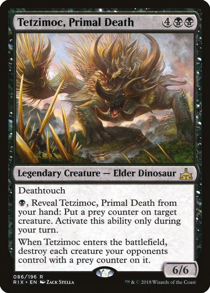 Tetzimoc, Primal Death | Rivals of Ixalan | Star City Games