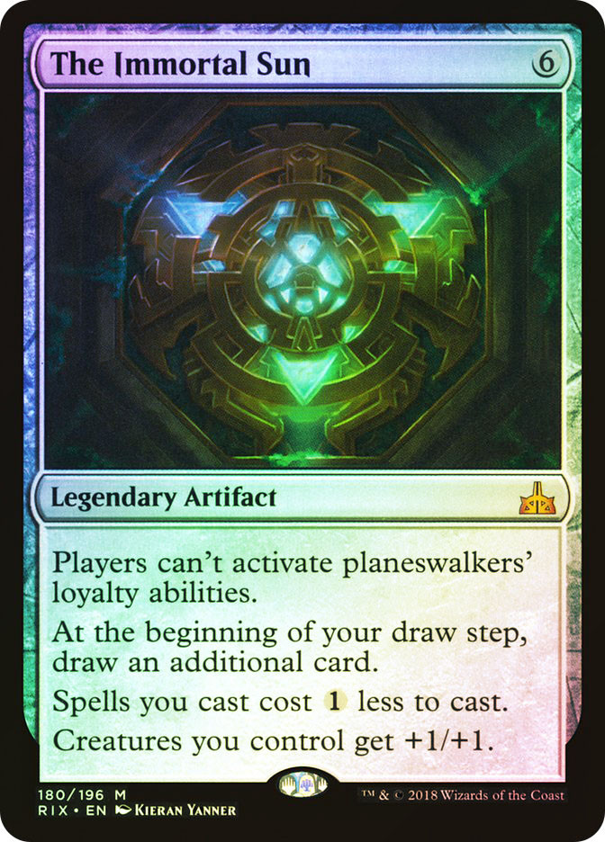 The Immortal Sun | Rivals of Ixalan | Star City Games