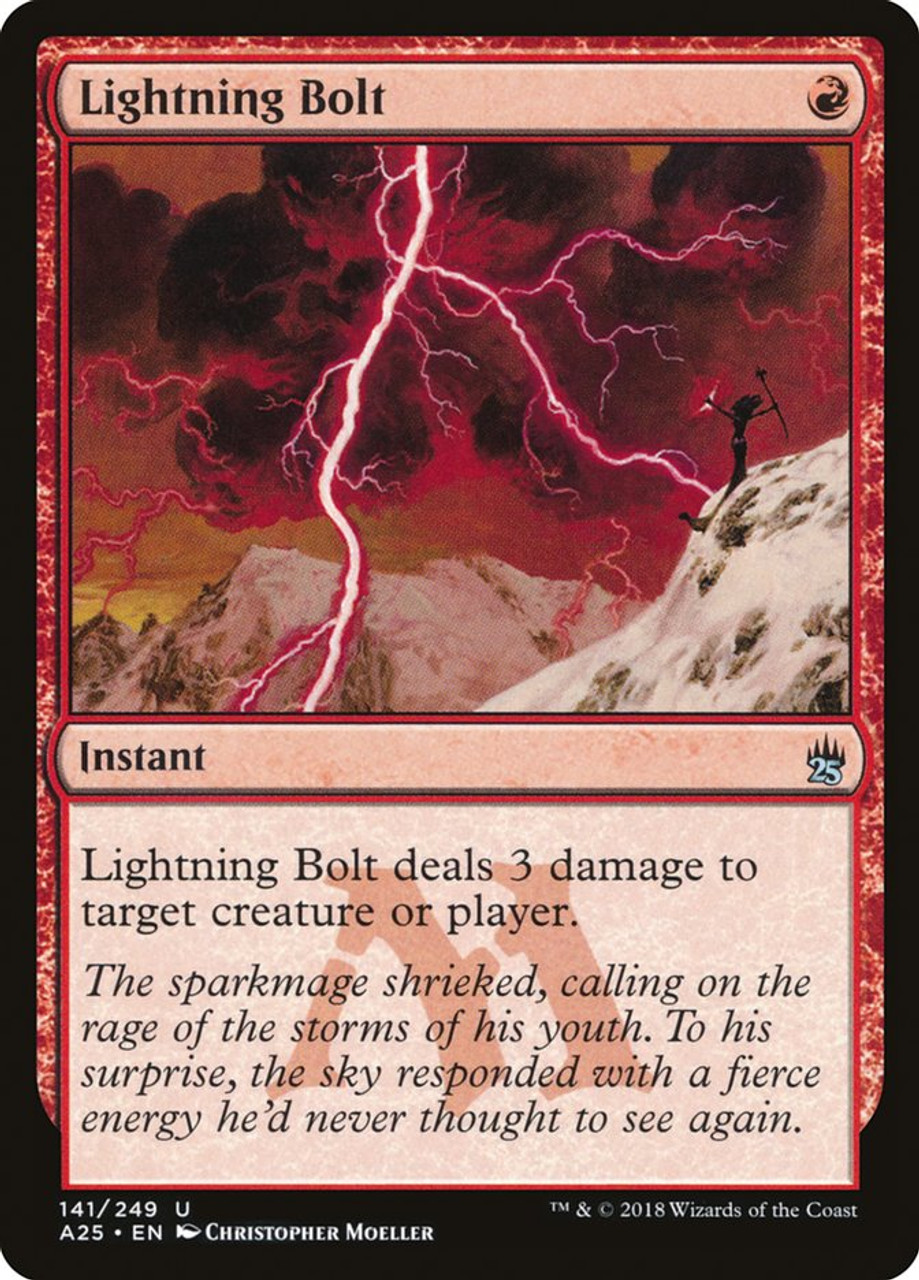 mtg 稲妻/Lightning Bolt LEB (d)-