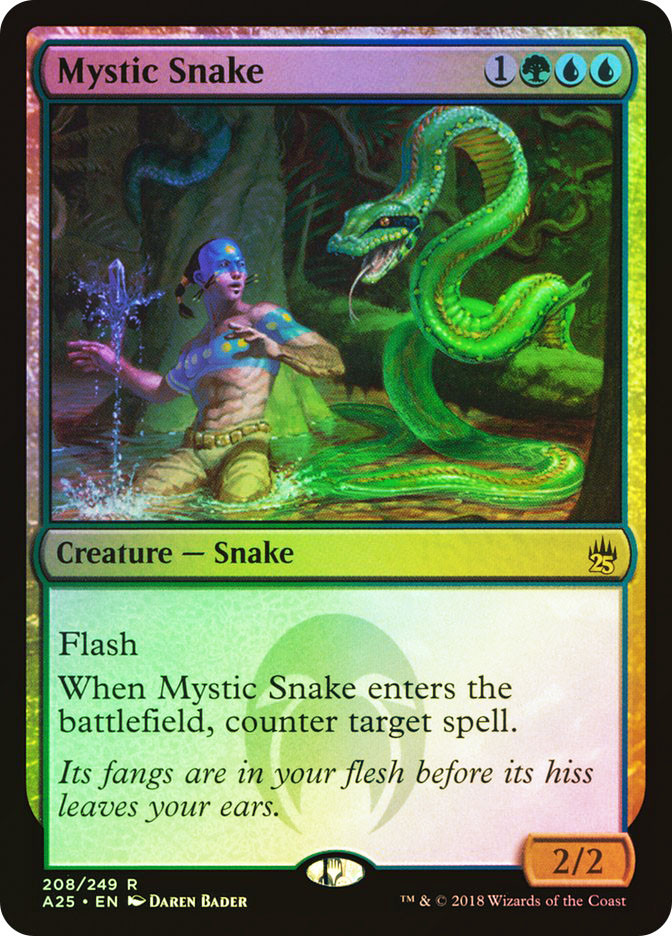 神秘の蛇/Mystic Snake Foil 英語 4枚 MTG E938CC0D2A3E7B153505DC931E4EC7