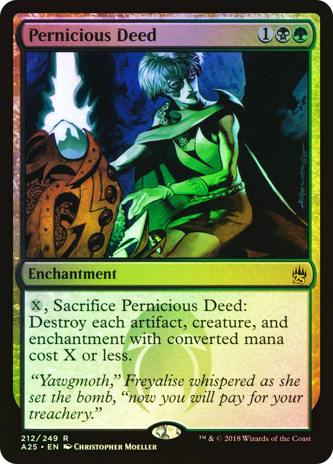 MTG 破滅的な行為 Pernicious Deed APC日本語版foil Pernicious Deed | Masters 25 | Star City Games