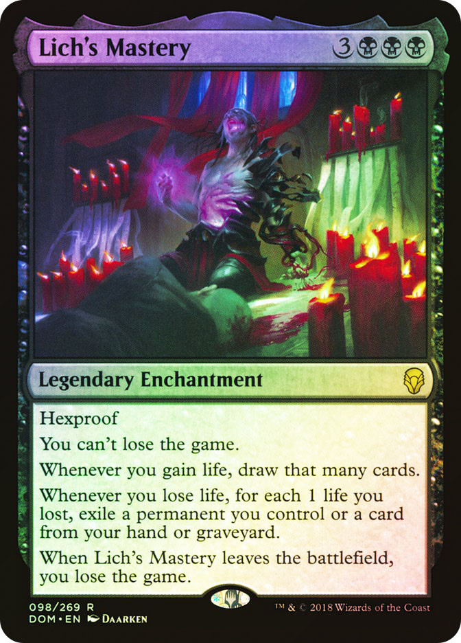 Lich's Mastery | Dominaria | Star City Games