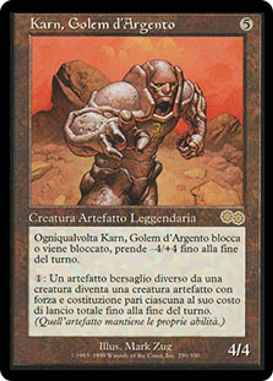 銀のゴーレム、カーン/Karn, Silver Golem(アリーナ)【foil MTG Magic The Gathering Karn, Silver Golem Foil -Arena Promo