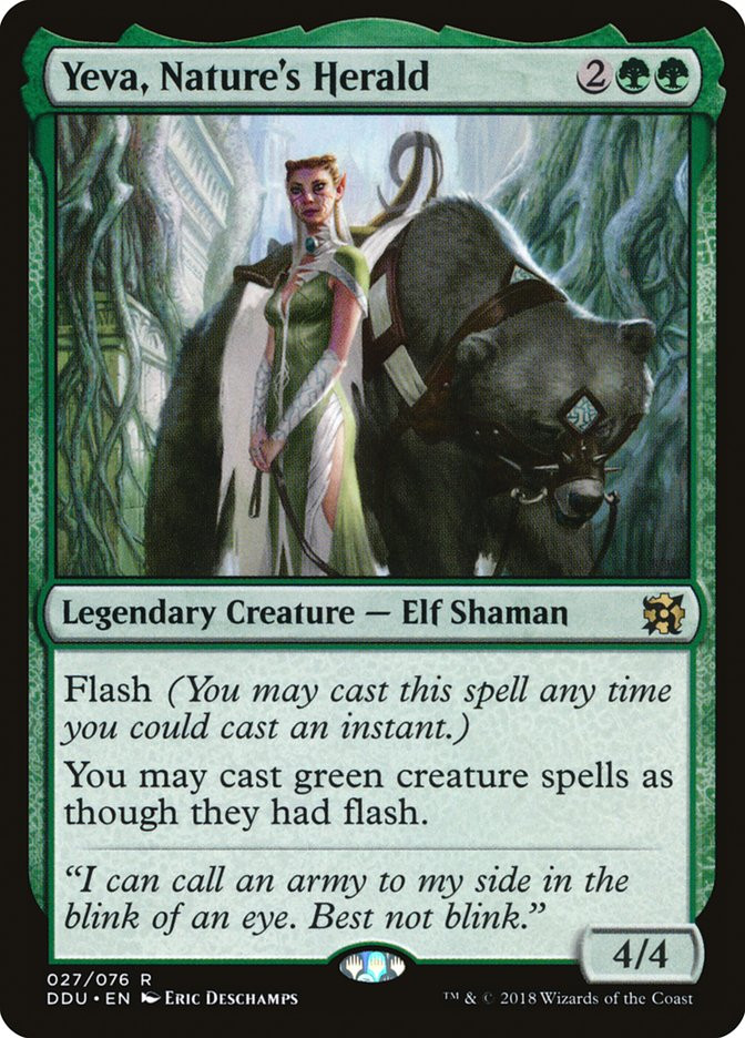 マジック：ザ・ギャザリング MTG Yeva, Nature's Herald Yeva, Nature's Herald | Duel Decks: Elves vs. Inventors | Star