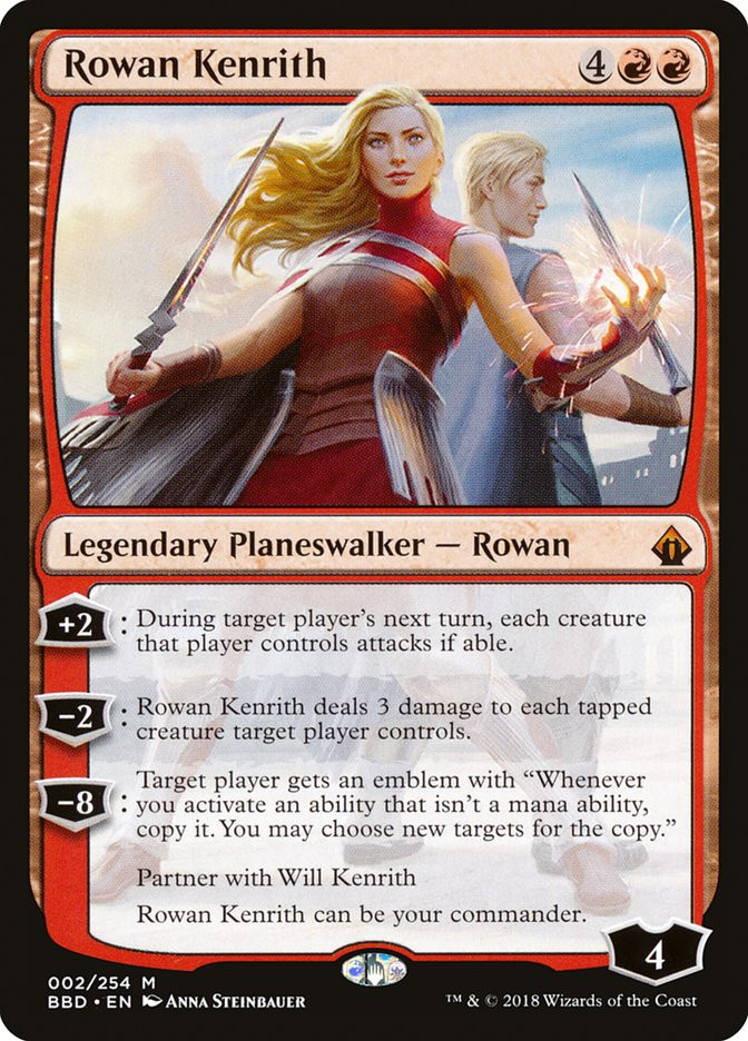 mtg battlebond card list price MtG Battlebond Mythic Rare Rowan Kenrith #2
