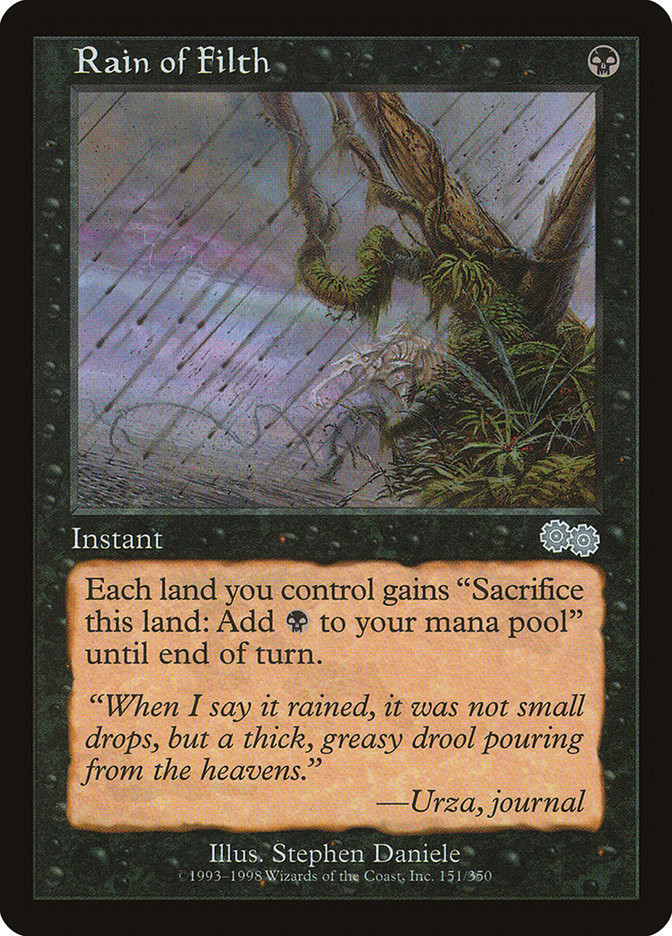 MTG汚物の雨/Rain of Filth１枚foil EN Rain of Filth | Urza's Saga | Star City Games