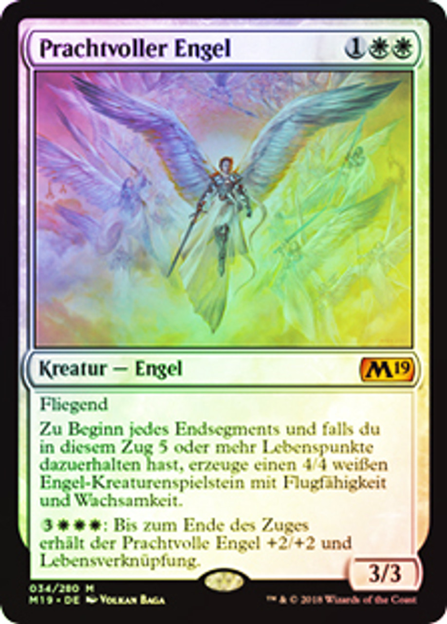 輝かしい天使/Resplendent Angel M19日本語foil - マジック：ザ 