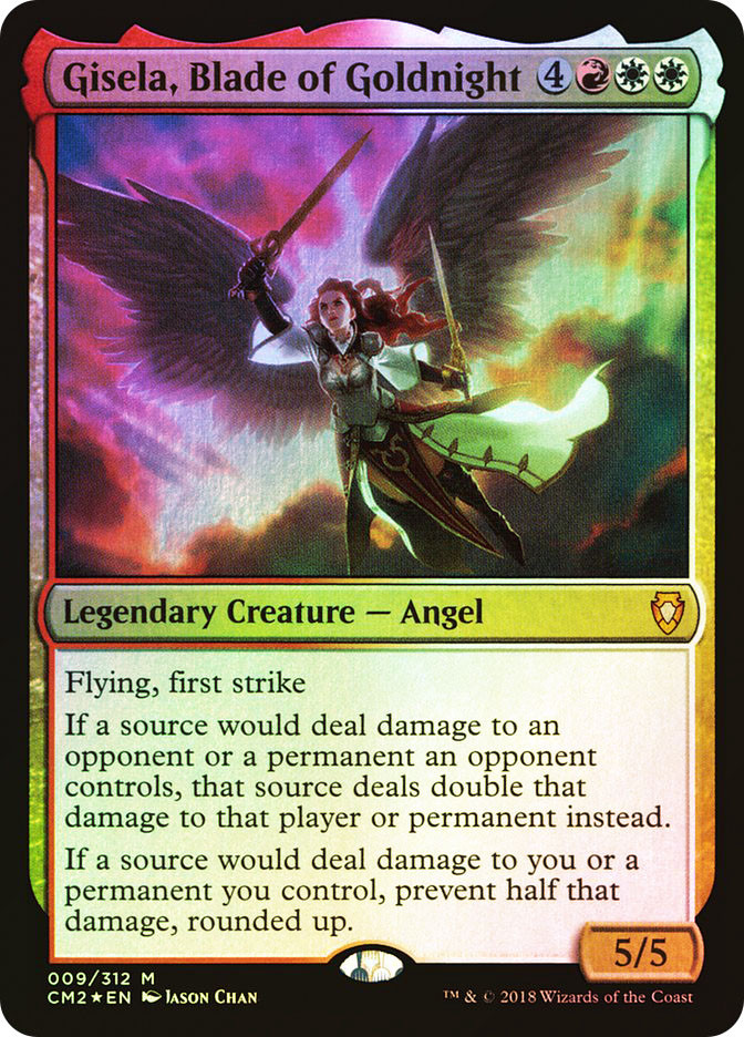 mtg gisela blade of goldnight commander deck Magic The Gathering - Gisela, (219/342) holofoil pattern or surface detail) Gisela, Blade of Goldnight |
