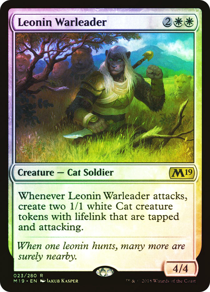 Leonin Warleader | Core Set 2019 | Star City Games