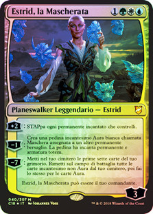 mtg estrid commander deck Estrid, the Masked - but these four have been designed specifically to fill that role Estrid, the Masked ENCHANTMENT Commander