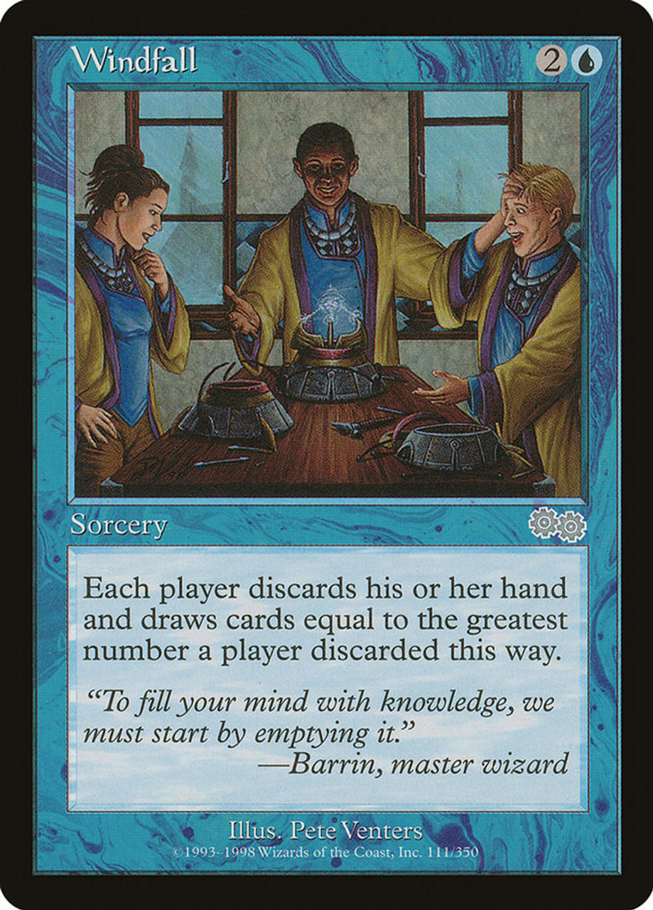 MTG Windfall 10枚 Windfall | Urza's Saga | Star City Games