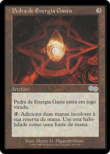 Piedra De Poder Desgastada (Worn Powerstone) · Urza's Saga