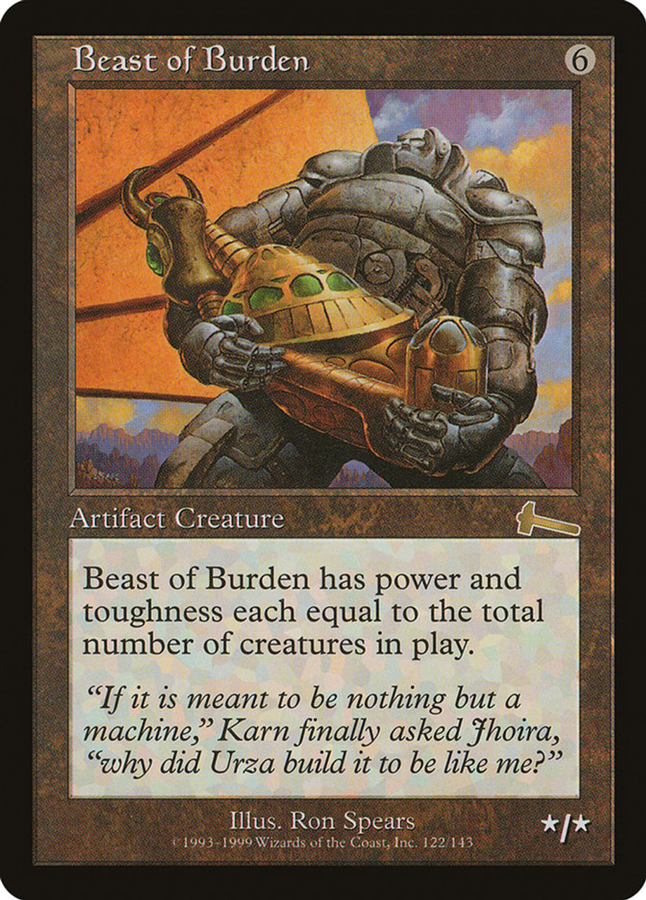 Beast of Burden | Urza's Legacy | Star City Games