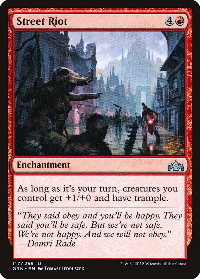 mtg riot cards Street Riot