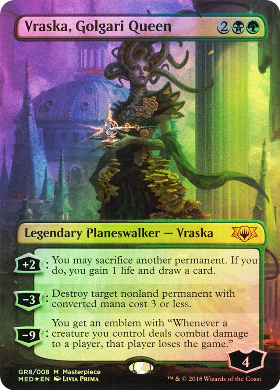 Vraska Golgari Queen Borderless Mythic Edition Star City Games