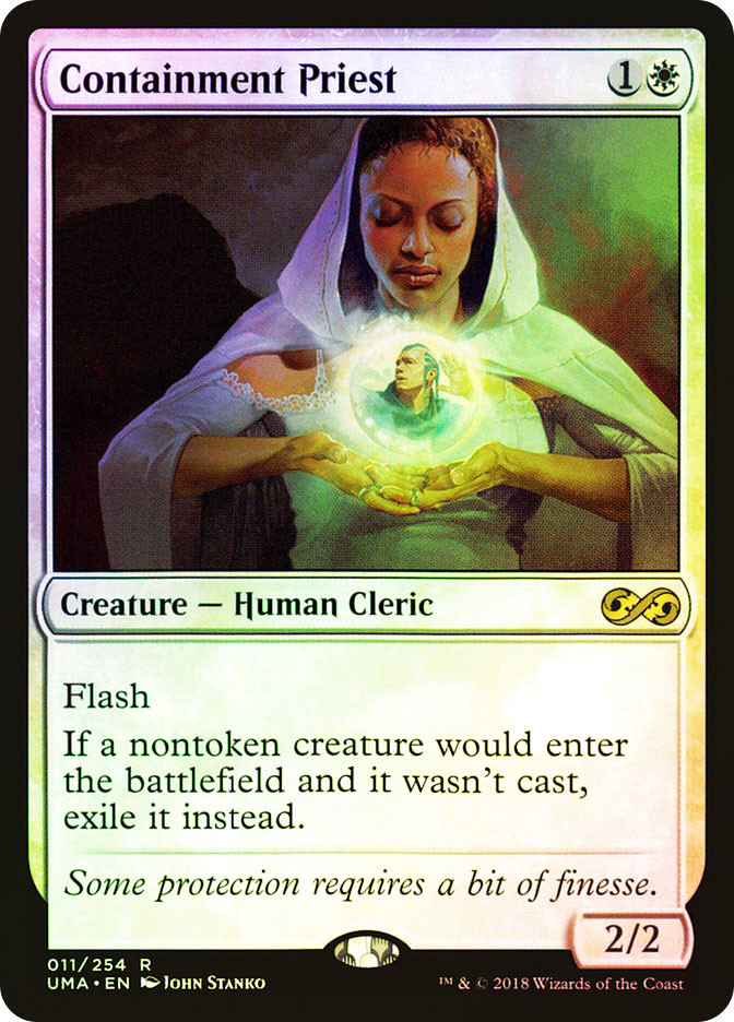 mtg cards like containment priest Borderless All cards will be carefully packed for safe transit. Mtg. Containment Priest. Core Set