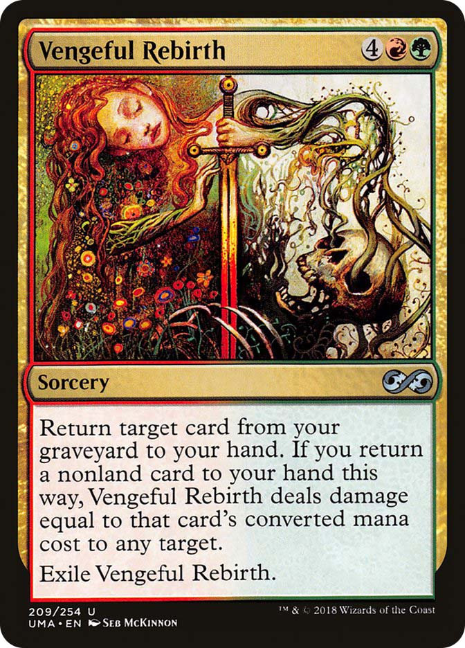 seb mckinnon mtg cards has returned, in Sorcery TCG : r/freemagic each opponent loses 1 life and you gain that much life.) _# Artifacts and creatures your opponents control enter the battlefield tapped. Vengeful Rebirth | Ultimate Masters