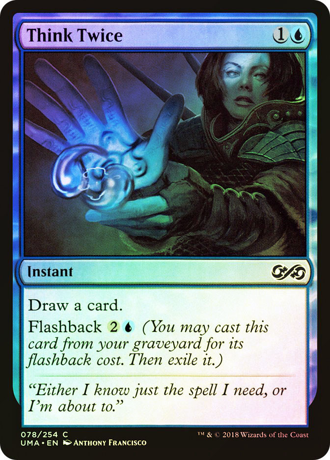 MTG 熟慮/Think Twice 英語版(FDN) フラクチャーfoil 【公式通販】