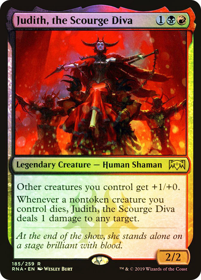 Judith, The Scourge Diva Ravnica Allegiance - Magic The Gathering Mtg Multi