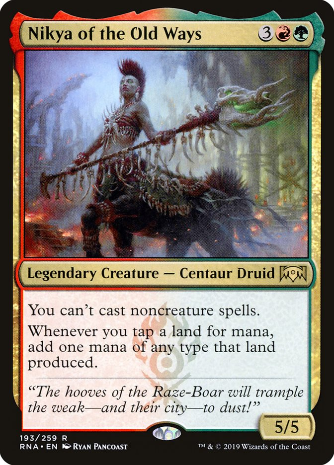 Nikya of the Old Ways | Ravnica Allegiance | Star City Games