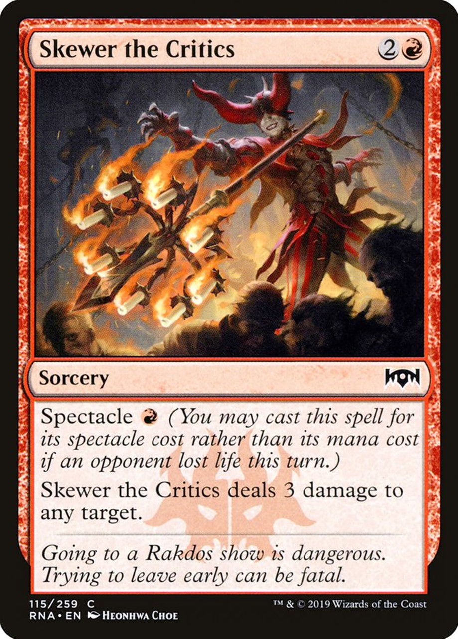 MTG Combo: Dead Revels + Skewer the Critics + Spawn of Mayhem —