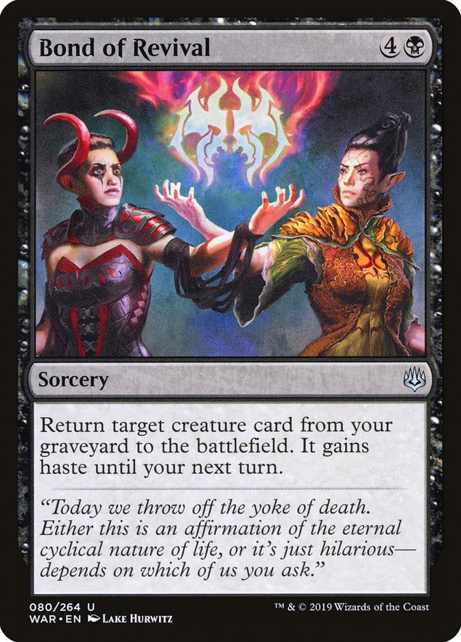 Bond of Revival | War of the Spark | Star City Games