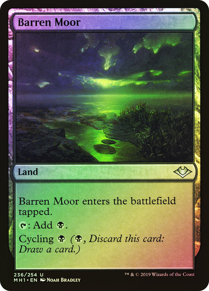 やせた原野 Barren Moor 英語 foil 4枚 MTG Barren Moor | Modern Horizons | Star City Games