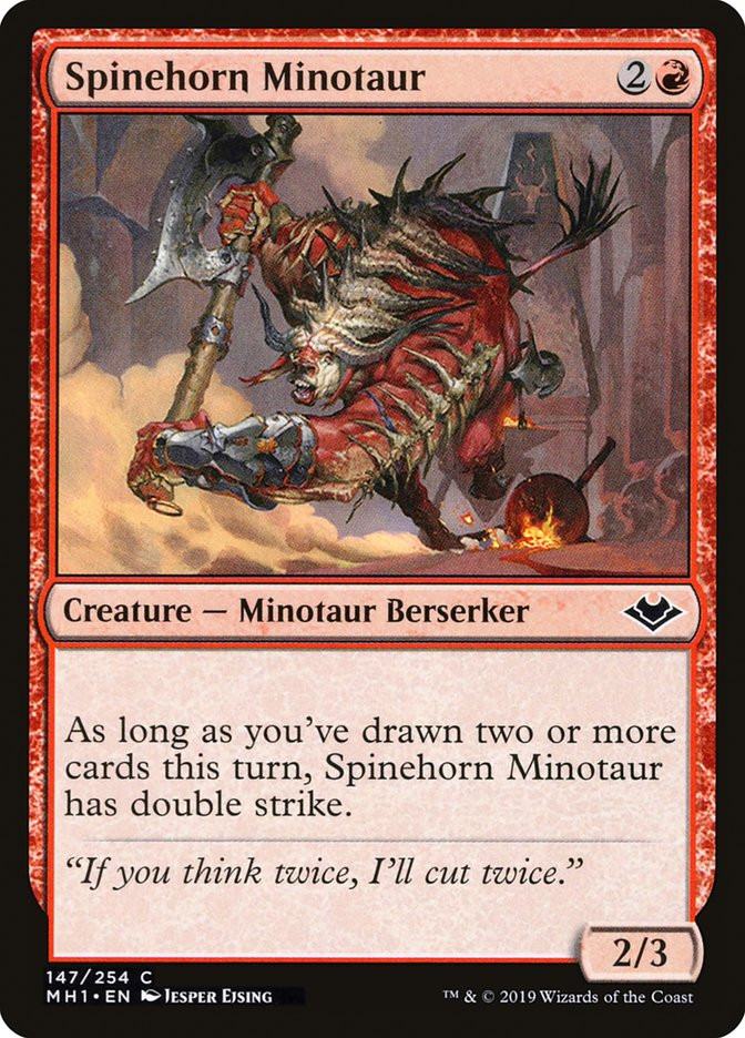 Spinehorn Minotaur | Modern Horizons | Star City Games