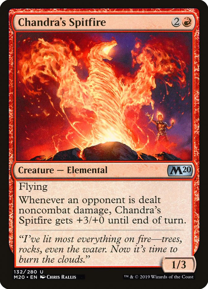 Chandra's Spitfire | Core Set 2020 | Star City Games