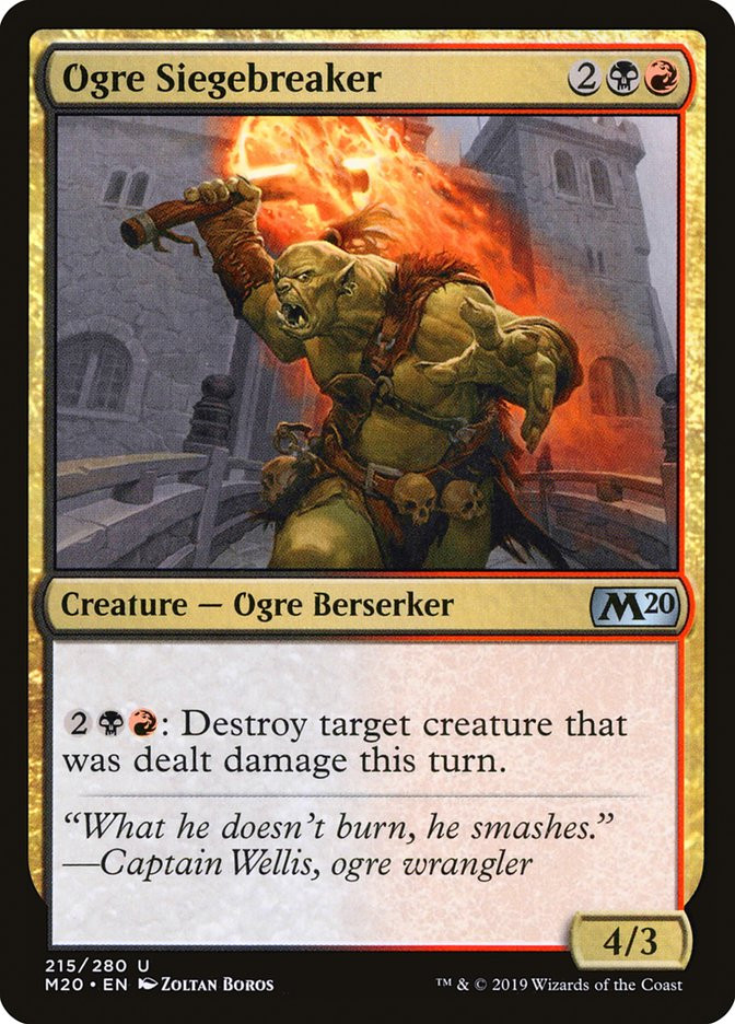 Ogre Siegebreaker | Core Set 2020 | Star City Games