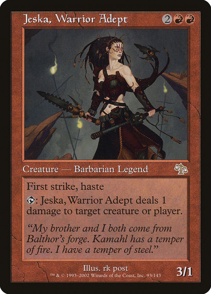 JUD 熟達の戦士ジェスカ/Jeska, Warrior Adept Foil Jeska, Warrior Adept | Judgment | Star City Games