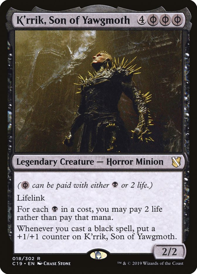 K'rrik, Son of Yawgmoth | Commander 2019 | Star City Games