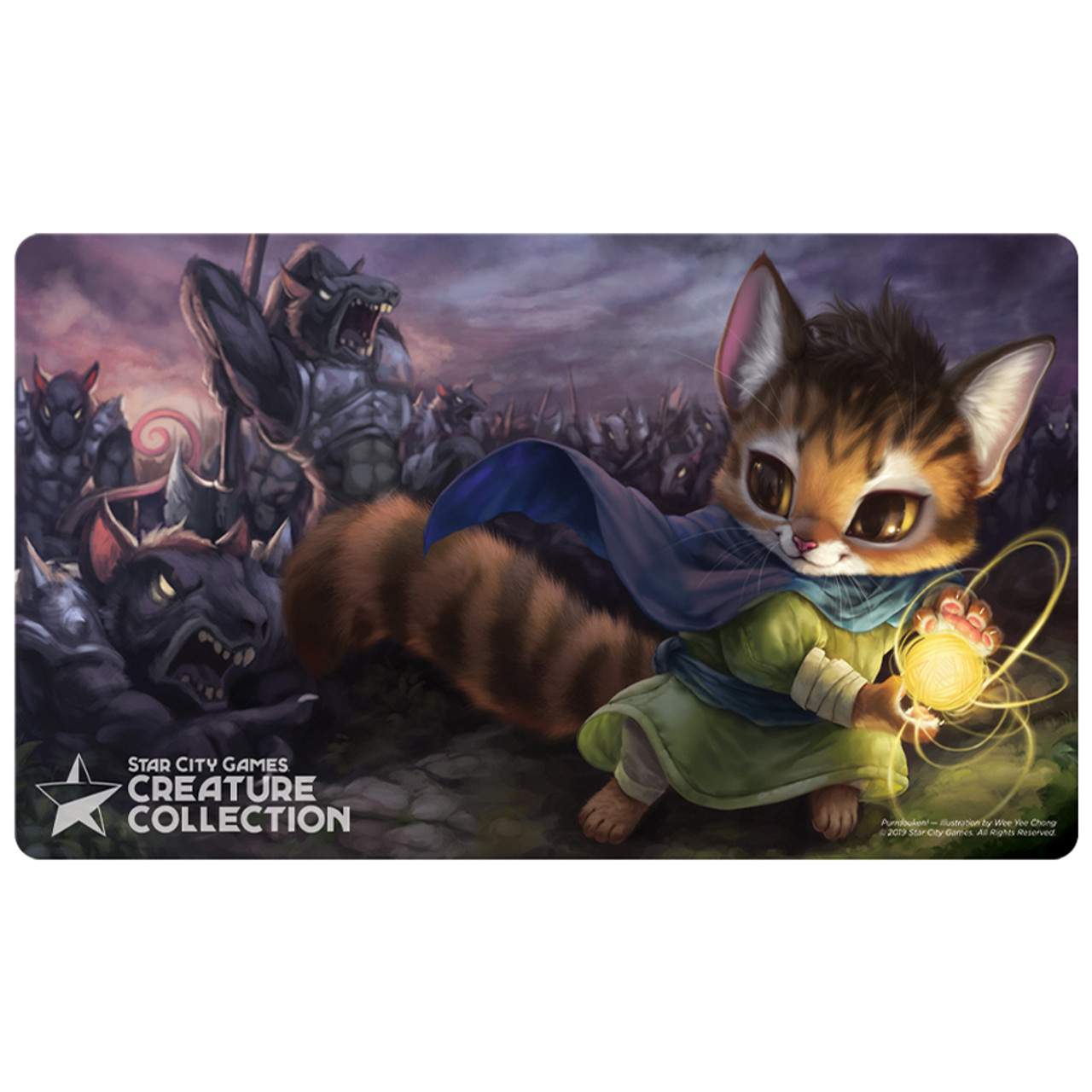 値下げ特別価格 Star City Games プレイマット 「猫タシグル」MTG