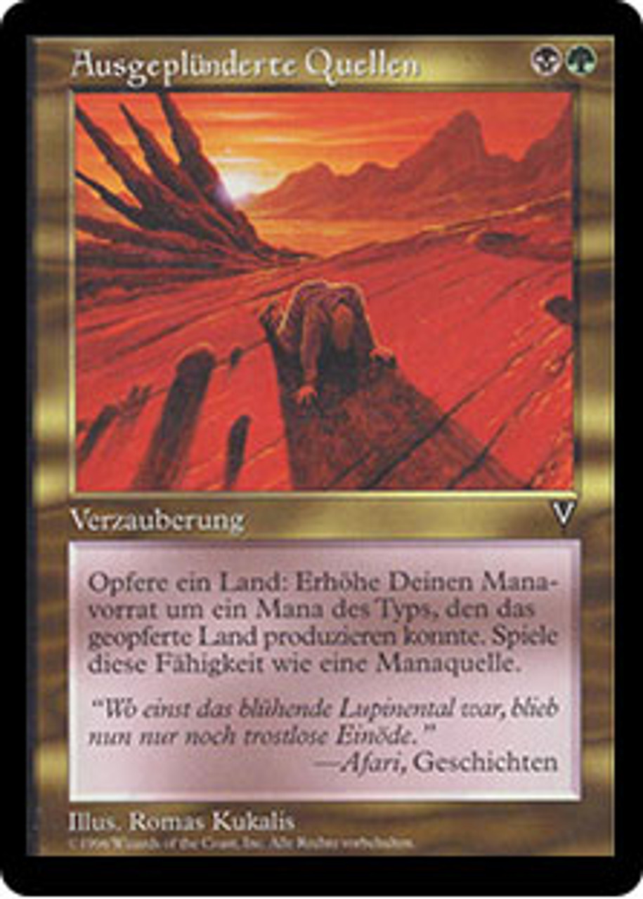 MTG Squandered Resources（資源の浪費）英語版1枚 Squandered Resources · Oversized League Prizes (OLEP) #69