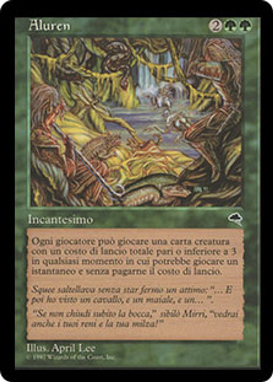 MTG 魔の魅惑 英語版 Aluren Aluren Aluren English edition, good condition, MTG (Used