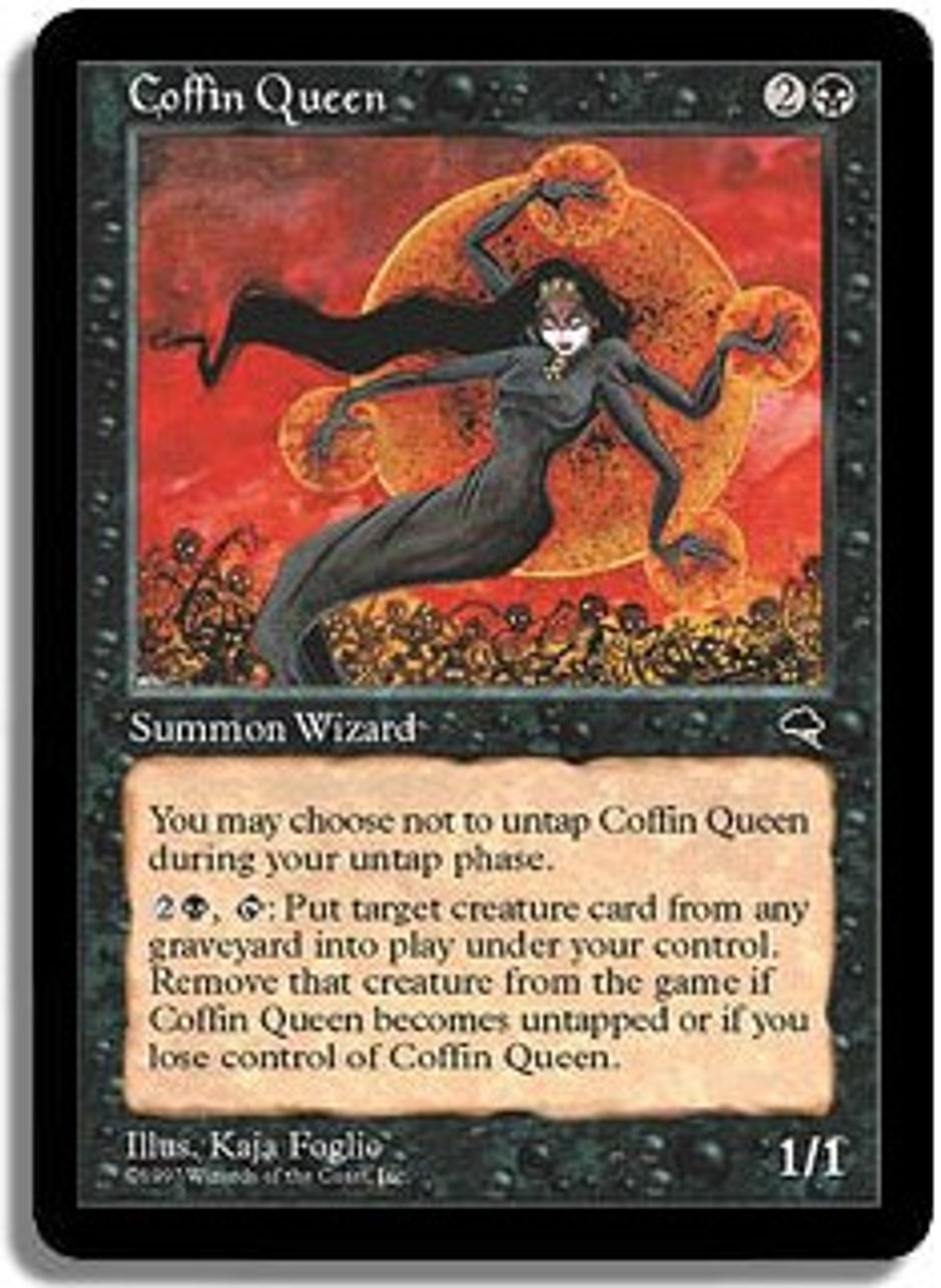 MTG 棺の女王/Coffin Queen プレイマット サイン入り Coffin Queen Playmat - Original Magic Art