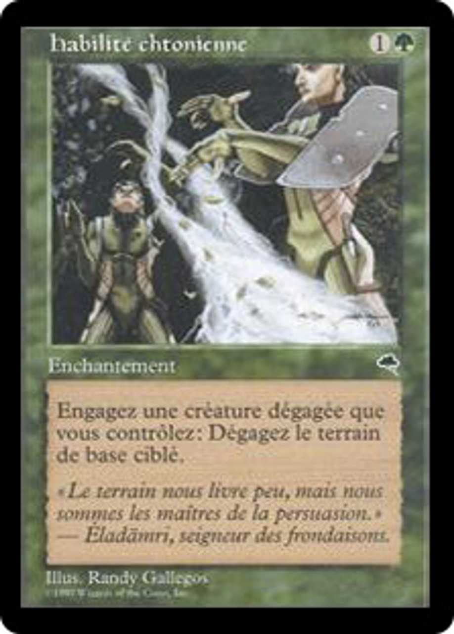 mtg 大地の知識　/ Earthcraft 英語　1枚 大地の知識 Earthcraft MTG マジックザギャザリング 英語 1枚