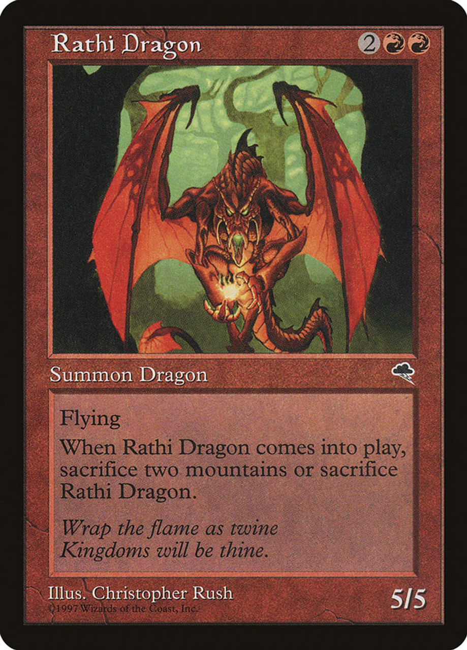 MTG foil ラースのドラゴン/Rathi Dragon 9th 英語 Rathi Dragon | Tempest | Star City Games