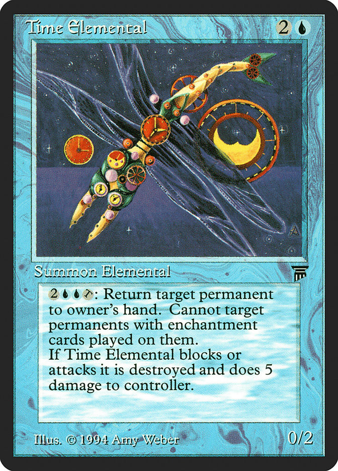 MTG　時の精霊/Time Elemental アーティストプルーフ　4ED Time Elemental | Legends | Star City Games