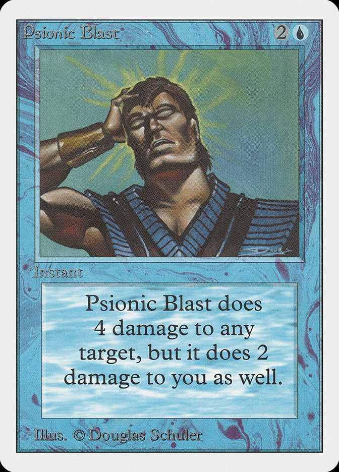MTG　Psionic Blast　1枚 Psionic Blast | Unlimited Edition | Star City Games