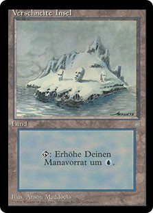 Isola coperta di neve / Snow-Covered Island | Magic: the Gathering Carte
