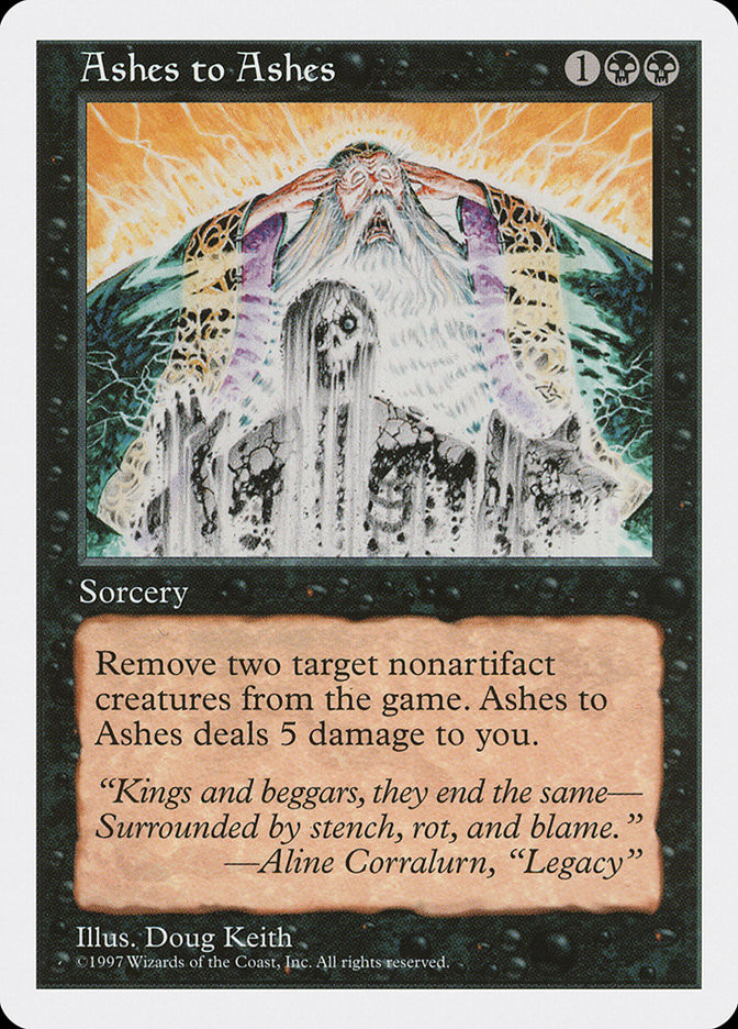 Ashes to Ashes | 5th Edition | Star City Games