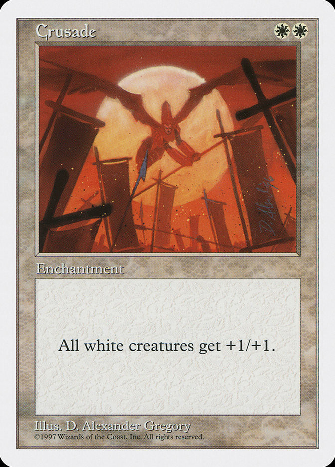 mtg crusade card Crusade