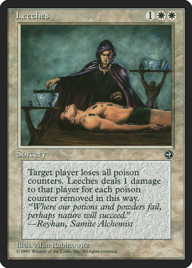 leeches mtg card Squelching Leeches (Game Day) [Journey into Nyx Promos]