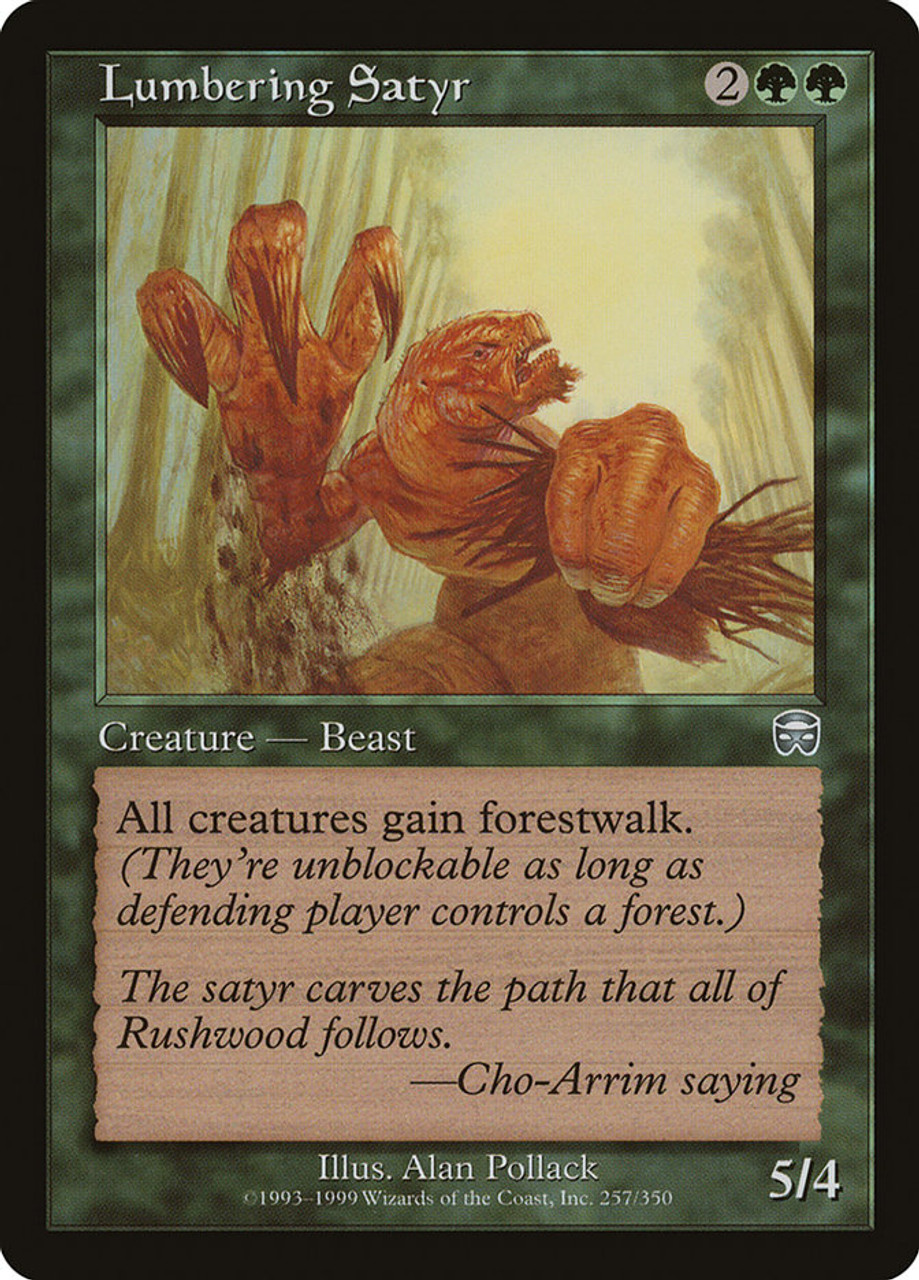 Lumbering Satyr | Mercadian Masques | Star City Games