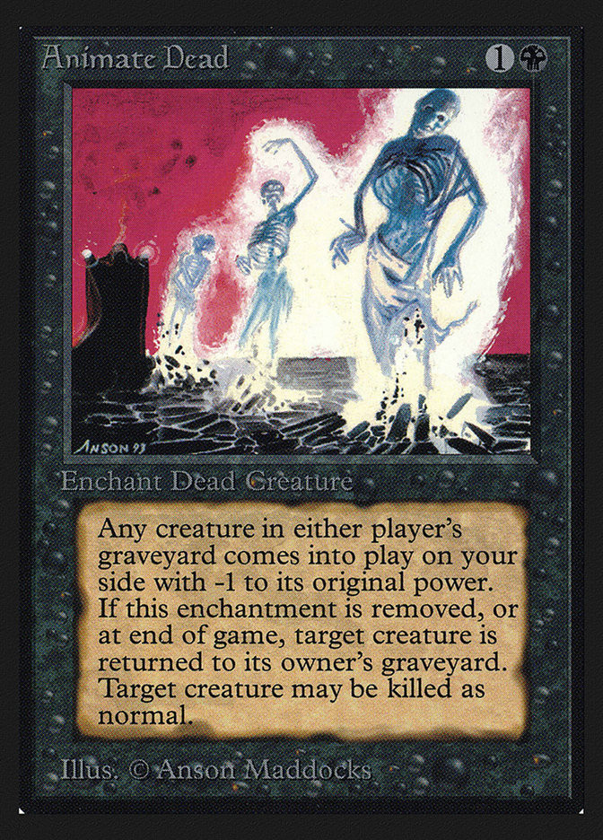 Animate Dead (Not Tournament Legal) | Collectors 