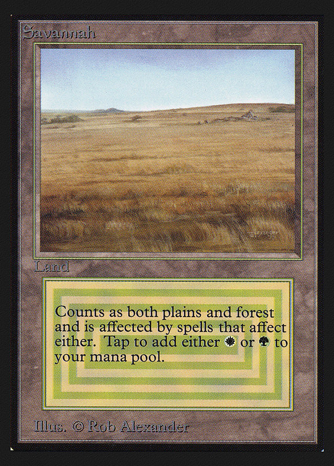 Savannah (Not Tournament Legal) | Collectors