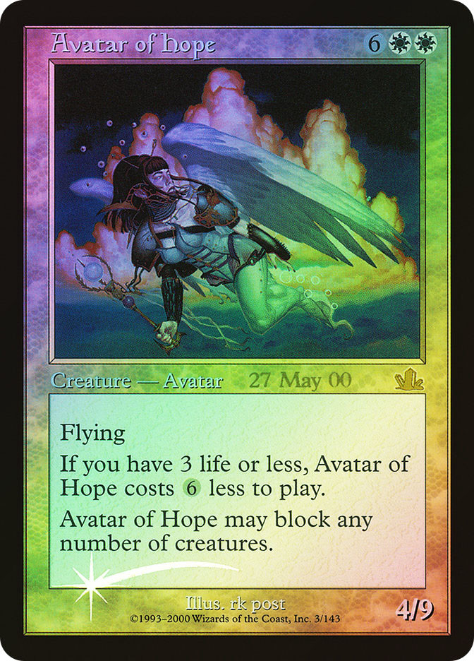 希望の化身/Avatar of Hope PCY foil 英語版 MTG MTG foil 希望の化身/Avatar of Hope 英語版 PCY 白 R Foil《希望の