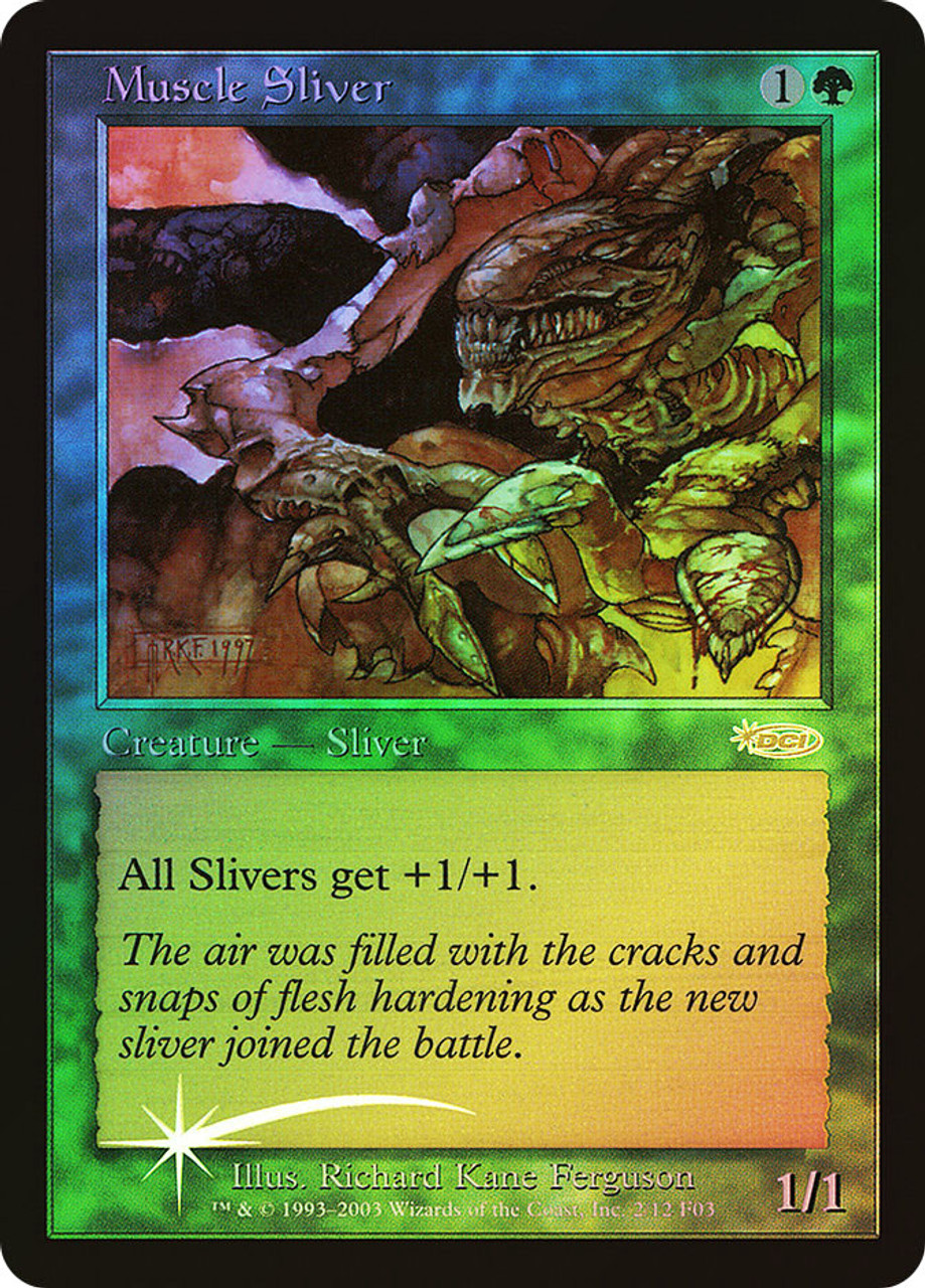 MTG 筋肉スリヴァー/Muscle Sliver(FNM)Foil 4枚セット MTG 筋肉スリヴァー/Muscle Sliver(FNM)Foil - メルカリ