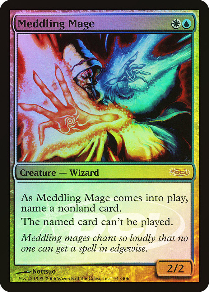 Meddling Mage (Judge) | Promo | Star City Games